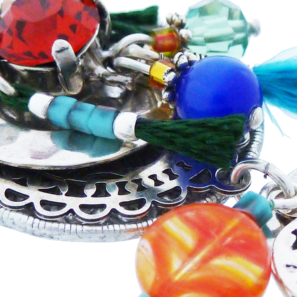 Boucles D'oreilles Vintage "Les Gens Du Sud" - Superbe Paire - Occasion