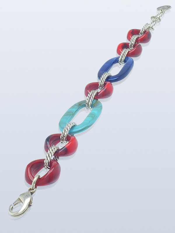 Bracelet-Bain-Argent-10-Microns-Bleu-Rouge-Farah-12-AT