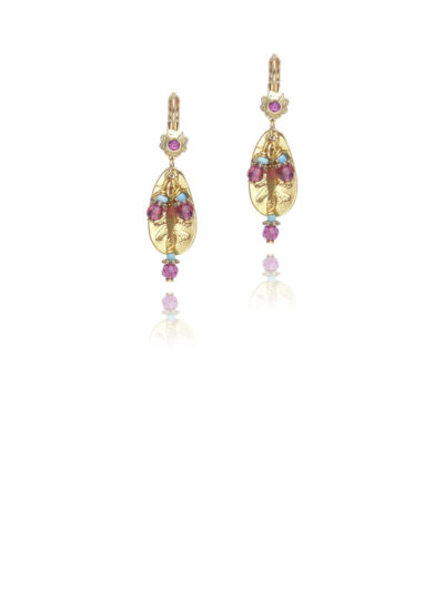 Boucles D'oreilles Clips Vintage Signées 'Les Gens Du Sud' - France - Occasion