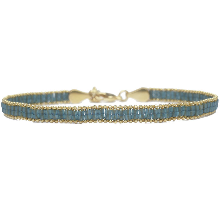 BRACELET MASSAI BLEU GM main image 1